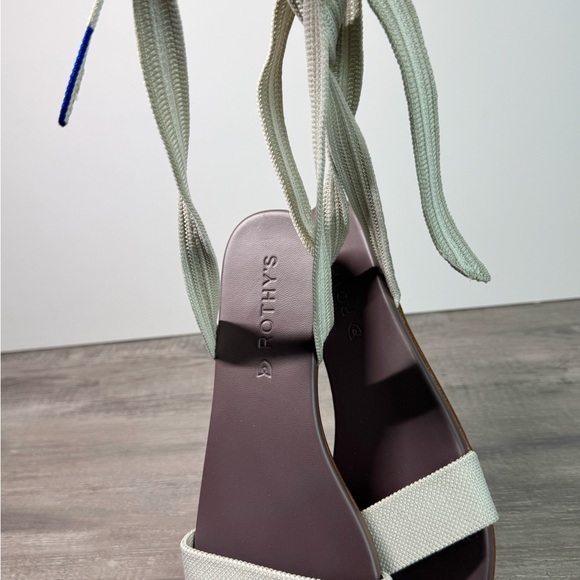 Rothy’s wrap sandals sandcastle women’s size 6.5 EUC - Picture 10 of 13